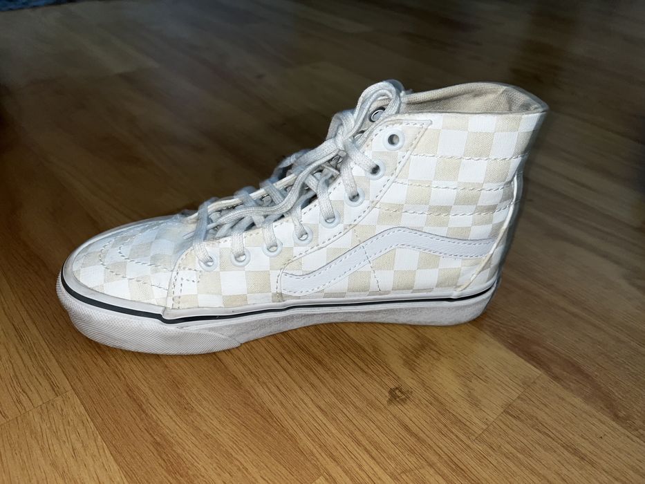 Tenis bota  checkerboard VANS