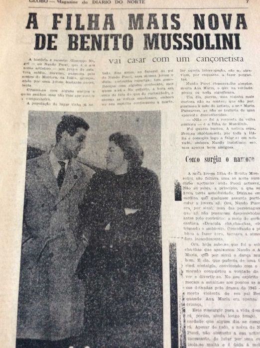 Globo -  Magazine ilustrado do Diário do Norte. N.º1, 1960
