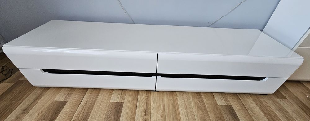 Meble biały połysk+komoda,meble hector