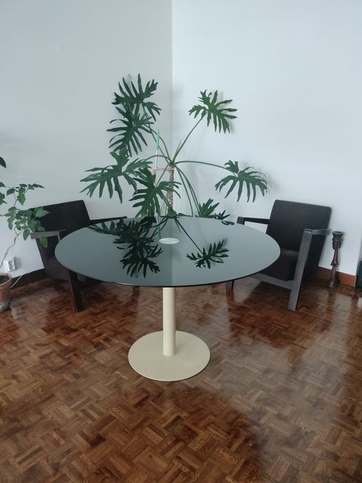 Mesa redonda de Vidro temperado Area Store 120cm diametro