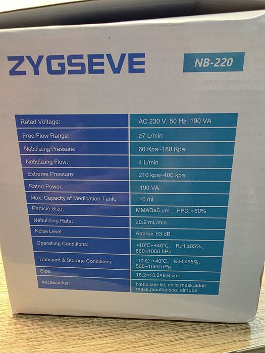 inhalator kompresorowy ZYGSEVE