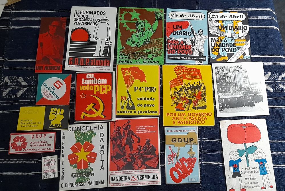 Lote de 270 Auto-Colantes Politicos