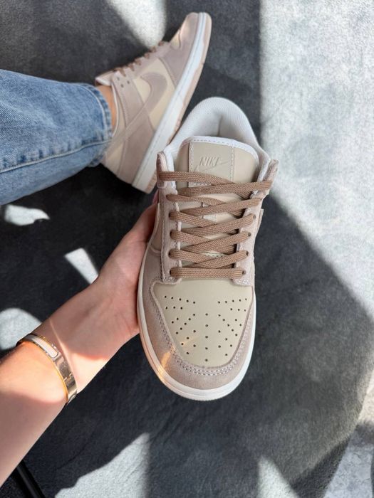 Жіночі кросівки Nike SB Dunk Low Light Brown Suede найк сб данк