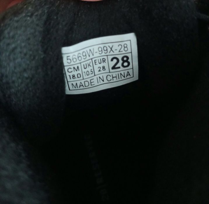 Нові фірмові Черевики демі осінь весна на хлопчика 28 р 18 см взуття