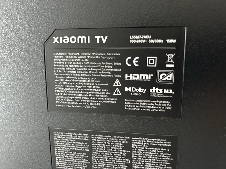 Xiaomi  TV P1 55" 4K