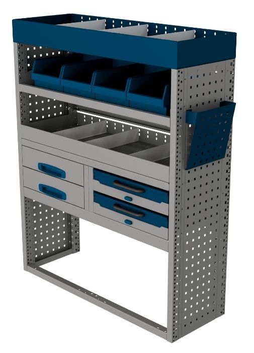 Peugeot Boxer L1H1- zabudowa warsztatowa strona prawa PRM