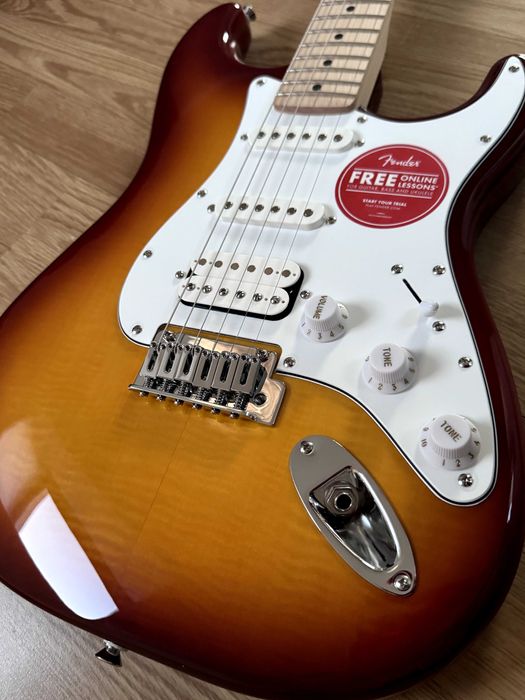 Новий Squier by Fender Affinity Stratocaster FMT HSS Sienna Sunburst