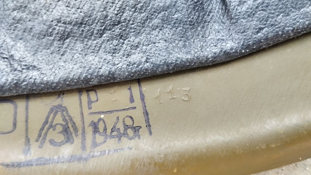 Hełm radziecki ssh-40 wojenny z fasunkiem reko