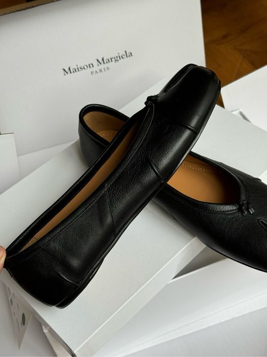 Чорні балетки таби Tabi Ballerinas Maison Margiela