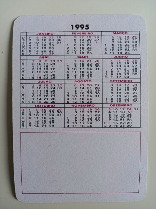 Coleção de 12 Calendários de bolso com o tema "WWE"