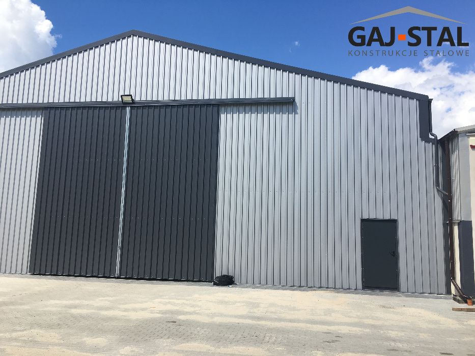 Hala stalowa blacha 20x40x5m 800m2