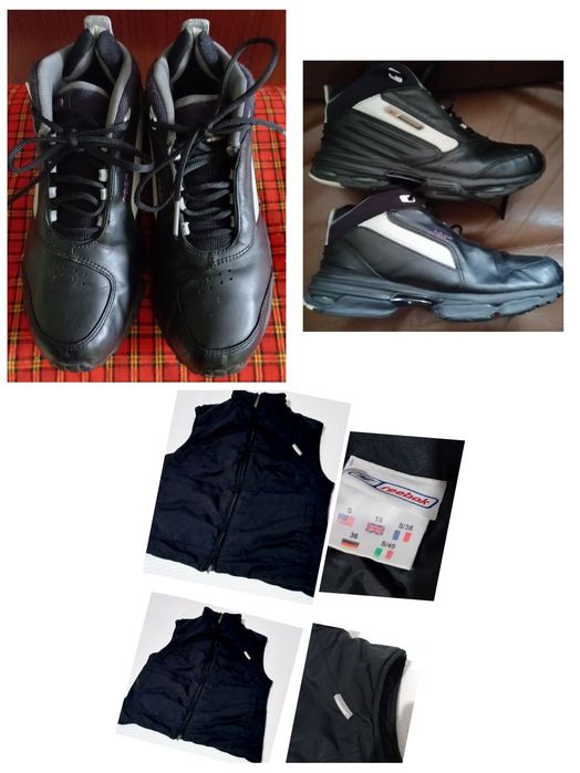 Reebok buty za kostkę 37,5 i ciepła kamizelka