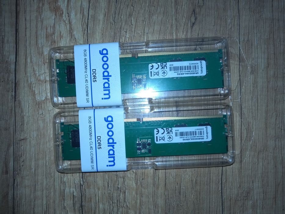 DDR5 2x8GB 4800mHz cl40 Goodram nowe komplet FAKTURA