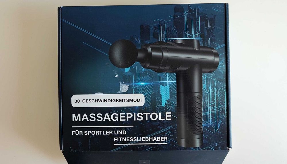 Pistola Massagem Muscular Zerolia 30 Velocidades Profissional Nova