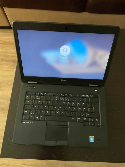 Laptop 14" DELL E5440, SSD 128GB, RAM 2x4GB, Wind.10pro.