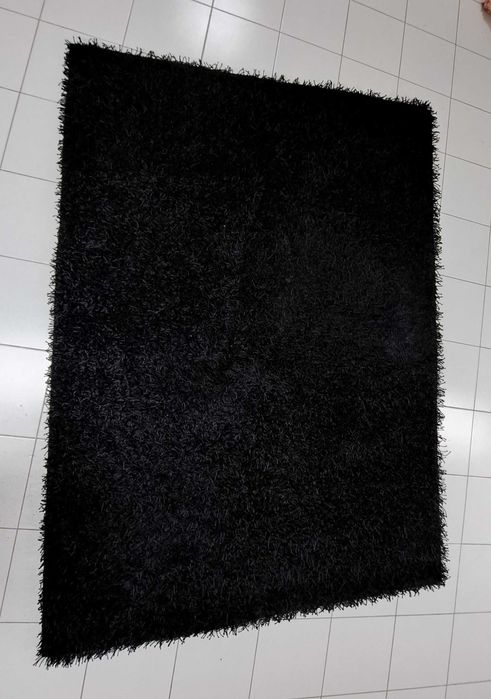 Carpete preta 1,65 por 2,25