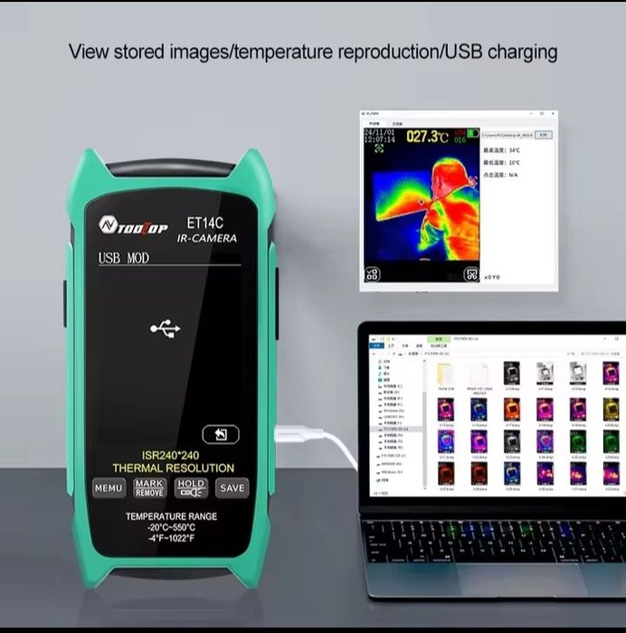 Тепловізор ТOOLTOP ET14C з макролінзою