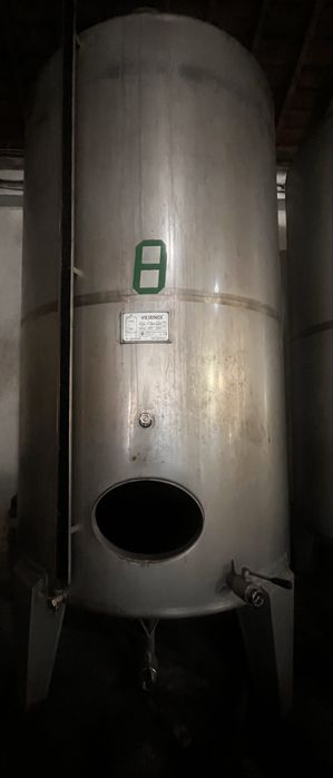 2 Depositos inox para vinho  5000 Litros