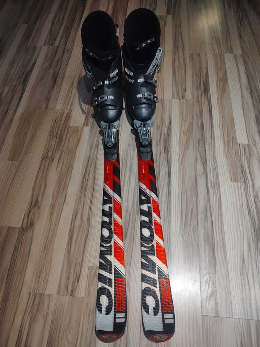 Narty i buty narciarskie