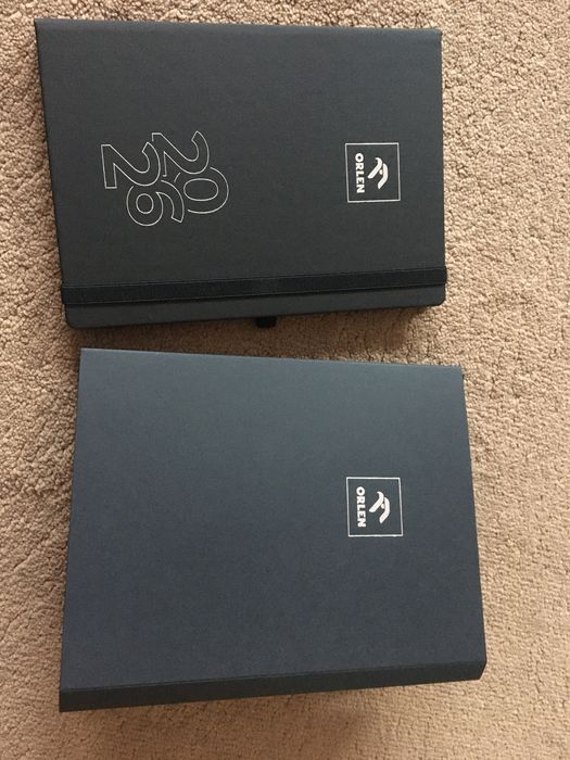 . Kalendarz książkowy A5 2026 czarny elegancki - zeszyt planer notes