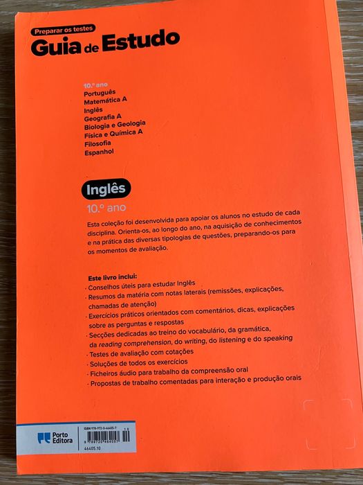 Guia de estudo- 10.ano- Inglês