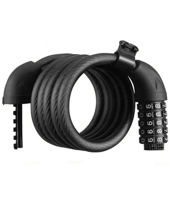 Замок тросик цепь на велосипед электросамокат 150см сталь max size