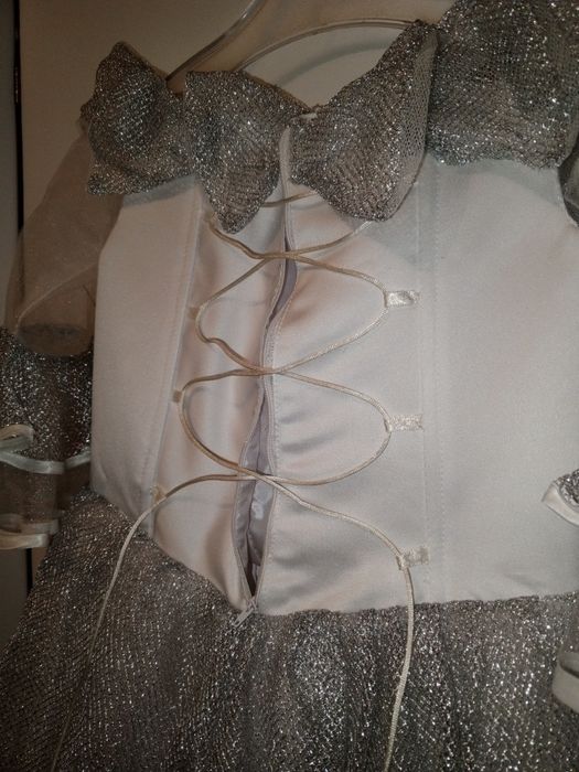 Плаття новорічне біле