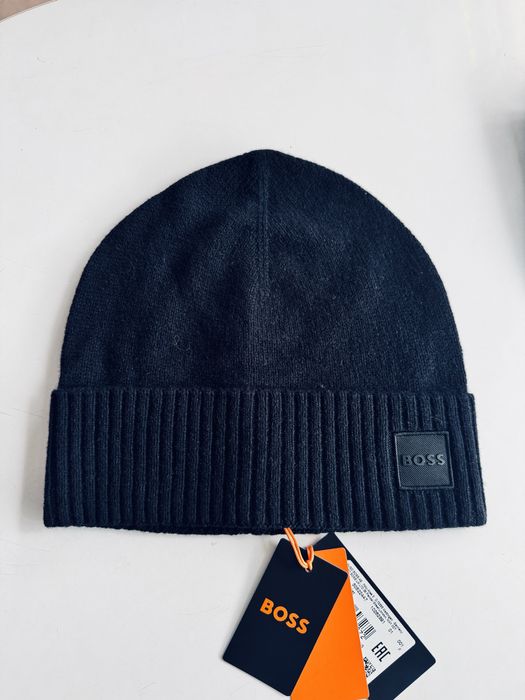 Шапка Boss, оригінал. Чорна