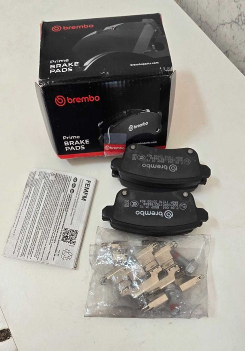 Jogo de 4 Pastilhas de Travão Brembo Prime P 68 064 – Novas