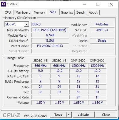 Pamięć RAM DDR3 G.SKILL TridentX 2x4GB 8GB 2400MHz