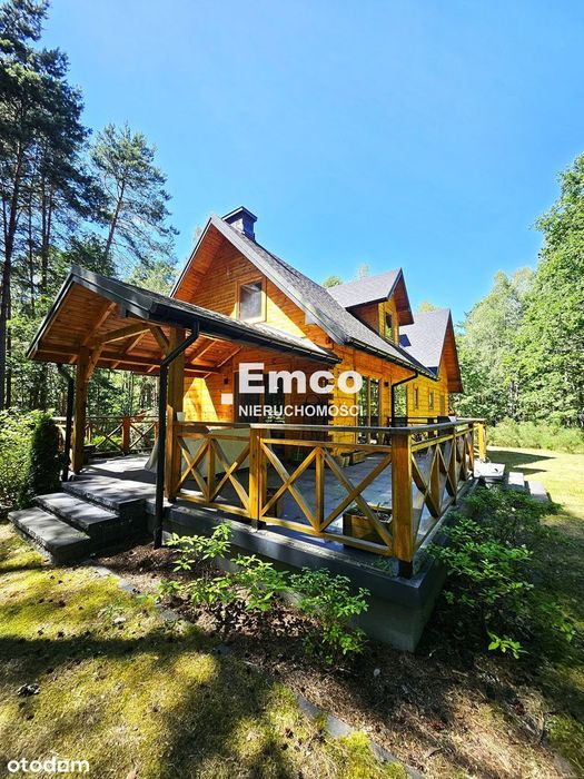 Klimatyczny dom 187 m2, na pięknej, zalesionej działce 5000 m2