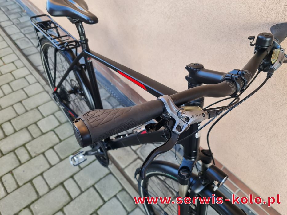 Rower męski trekkingowy RALEIGH koła 28 SHIMANO ALIVIO okazja rabat