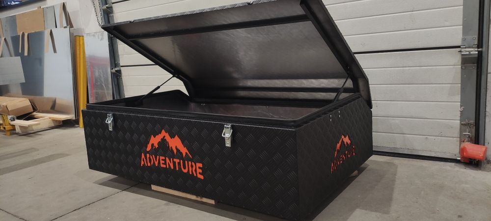 skrzynia bagażnik aluminiowa off road camper teardrop box