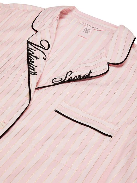 Піжама victoria’s secret вікторія сікрет розовая полоска розовую