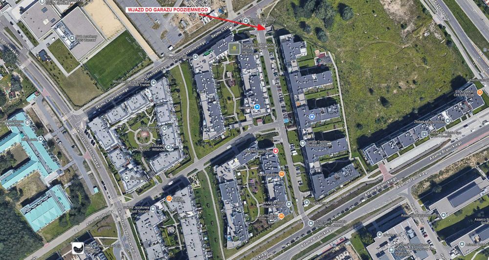 Wynajmę miejsce postojowe w garażu podziemnym Wilanów ul. Branickiego - Widok 5