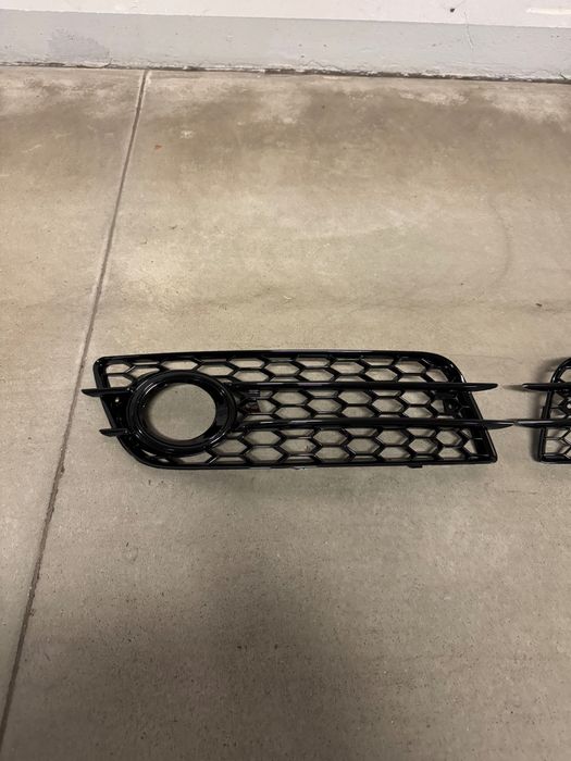 Kratki halogenów, plaster miodu (grill). Audi A4 B8 przedliftem s-line