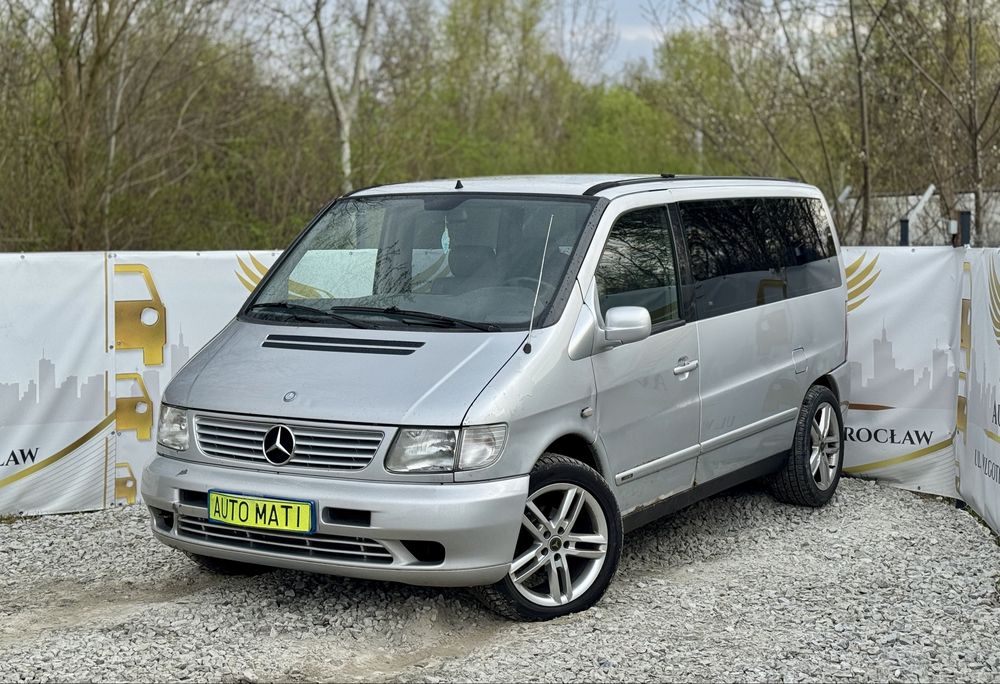 Mercedes Vito 2.8 Benzyna + LPG # Automat # 8 Osobowy # Skóry # Klima # Alufelgi # Passager # 2002  # Zadbany # Zamiana