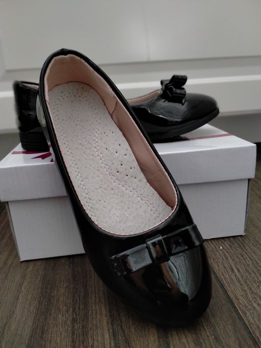 Lakierki czarne 17,5cm baleriny nie hm next zara