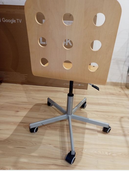 Krzesło obrotowe drewniane Ikea
