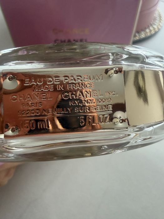 Pusty flakon Chance Chanel 150ml