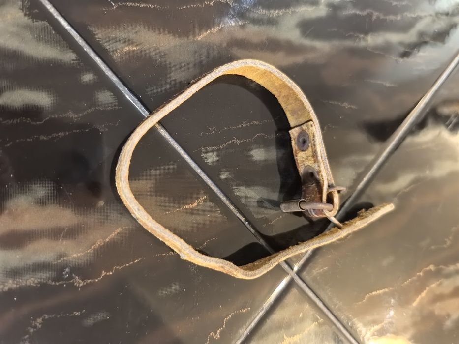 Obroża skurzana 24-31cm.