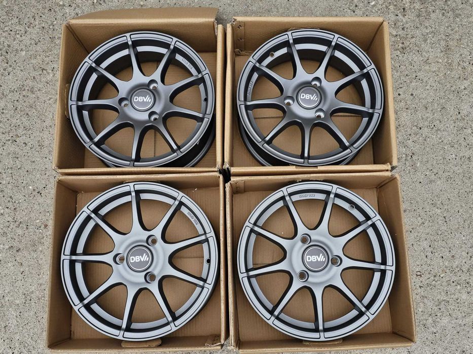 Alufelgi 3x112 15 Smart ForTwo 451 A451 4,5x15 ET22 + 5,5x15 ET23,5 GERMANY