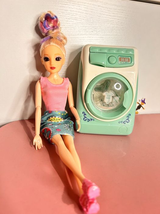 Пральна машинка іграшкова для барбі