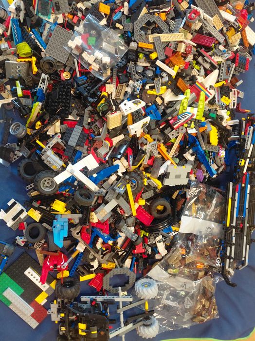 Klocki lego różne części elementy 9,6 kg
