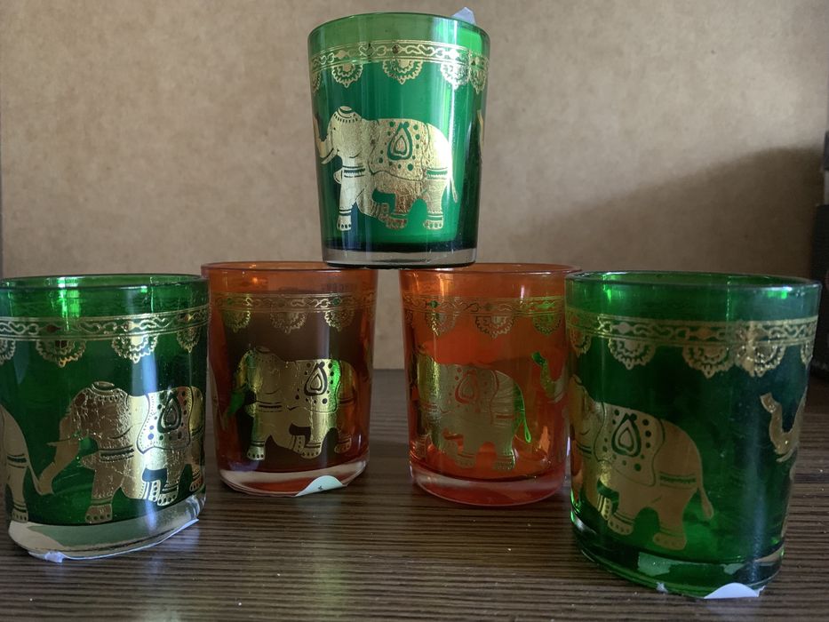 Підсвічники з бамбуку, керамічні, скляні