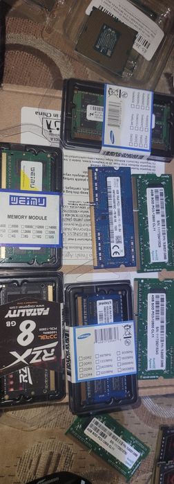 16GB  SODIMM 4Gb DDR3 1600 PC-3 1.5v для Intel i AMD різні виробники  для ноутбуків.
