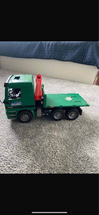 Retroescavadora maquina liebherr camiao bruder