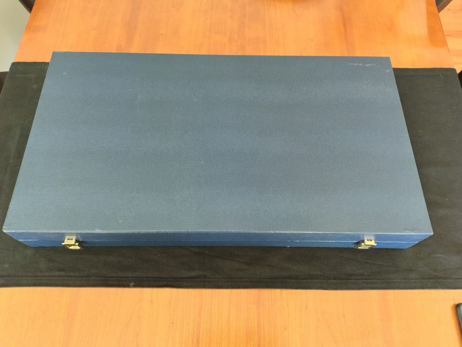 Faqueiro italiano 132 peças Inox 18/10 c/ ouro 24k - Novo, Nunca usado