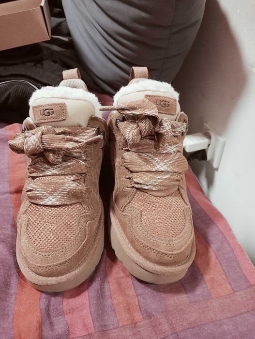 UGG Lowmel Chestnut Brązowe Damskie Buty Sneakersy Buty Roz. 38