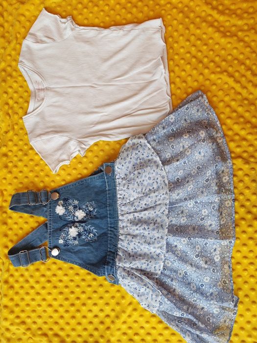 Sukienka + bluzeczka r. 92-98 (2-3 lata)